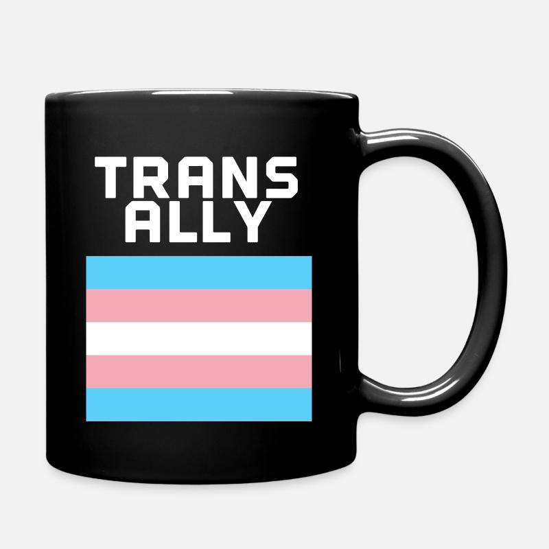 Trans ally - Tasse einfarbig - Schwarz