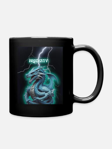 Elektrik Dragon BreckzTv - Tasse einfarbig - Schwarz