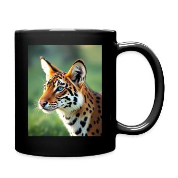 Untamed Wilderness – Your Inner Animal - Full Colour Mug - black - Right