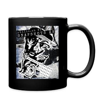 snapshotszh - Tasse einfarbig - Schwarz - Rechts