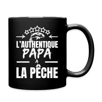 DER AUTHENTISCHE VATER - Tasse einfarbig - Schwarz - Rechts