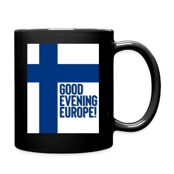 Finnland Eurovision Song Contest - Tasse einfarbig - Schwarz - Rechts