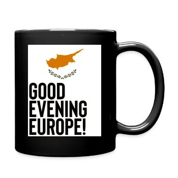 Zypern Eurovision Song Contest - Tasse einfarbig - Schwarz - Rechts