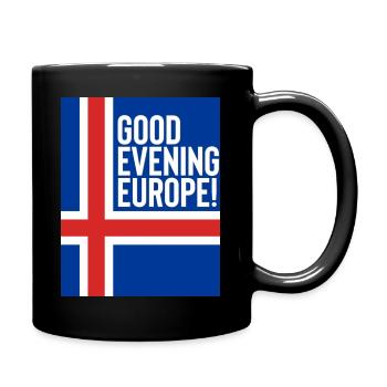 Island Eurovision Song Contest - Tasse einfarbig - Schwarz - Rechts