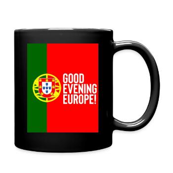 Portugal Eurovision Song Contest - Tasse einfarbig - Schwarz - Rechts