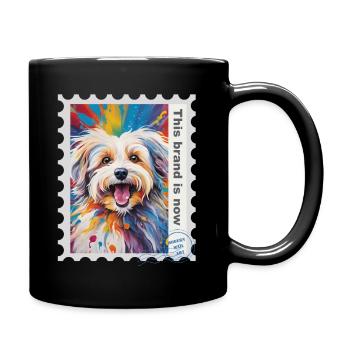 Illustration à l’aérographe « Haverneser 06 » FR - Mug uni - noir - Droite