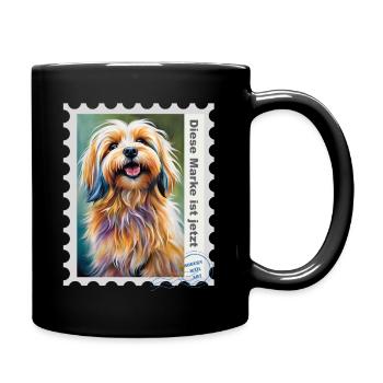 Illustration à l’aérographe « Havanese 09 » DE - Mug uni - noir - Droite