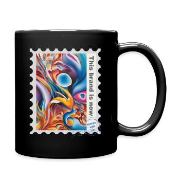 Illustration à l’aérographe « Fantasy 02 » FR - Mug uni - noir - Droite