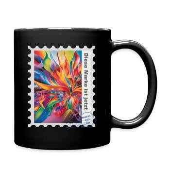 Illustration à l’aérographe « Fantasy 04 » DE - Mug uni - noir - Droite