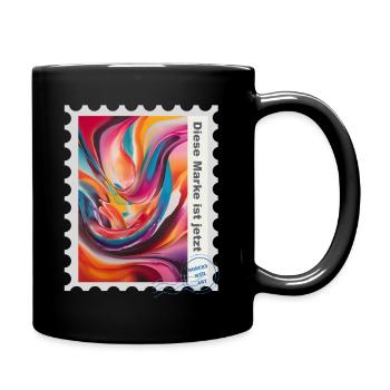 Illustration à l’aérographe « Fantasy 05 » DE - Mug uni - noir - Droite