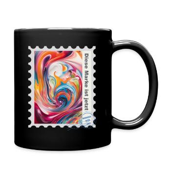 Illustration à l’aérographe « Fantasy 03 » DE - Mug uni - noir - Droite