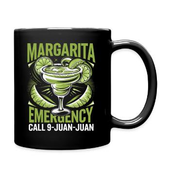 Witz für Margarita-Freunde - Tasse einfarbig - Schwarz - Rechts