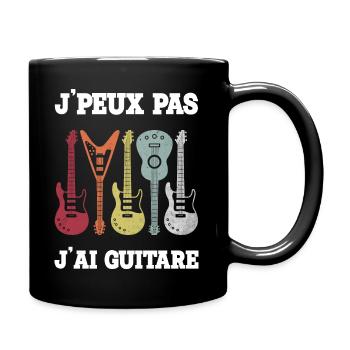 Ich kann keine Gitarre haben 1 - Tasse einfarbig - Schwarz - Rechts