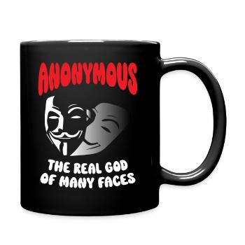 Anonyme Le vrai Dieu aux multiples visages - Mug uni - noir - Droite