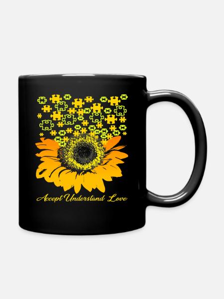 Autism Awareness - Full Colour Mug - black
