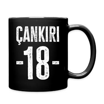 Çankırı 18 – Fierté de la tradition et de la communauté - Mug uni - noir - Droite