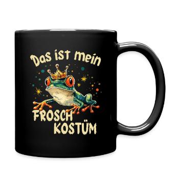 Costume de grenouille de carnaval Grenouille Prince Cologne Alaaf Fun - Mug uni - noir - Droite