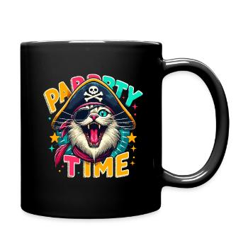 Carnaval Chat Pirate Costume Fête Temps Cologne Alaaf - Mug uni - noir - Droite