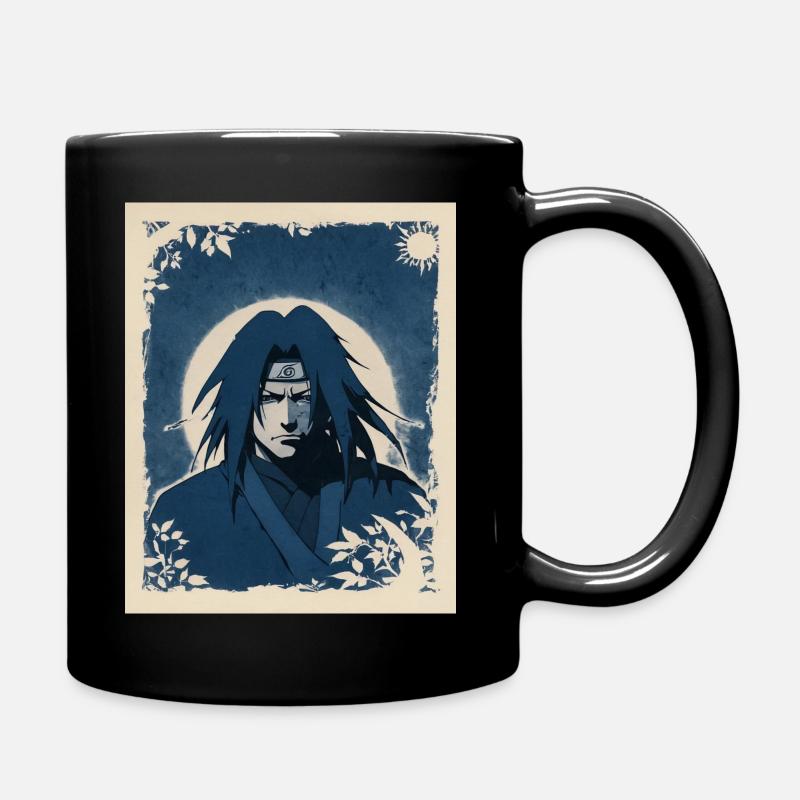 Anime-Charakter-Porträt - Tasse einfarbig - Schwarz