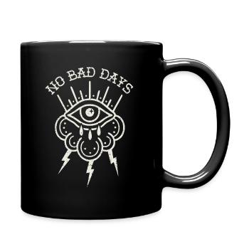 no bad days - Full Colour Mug - black - Right