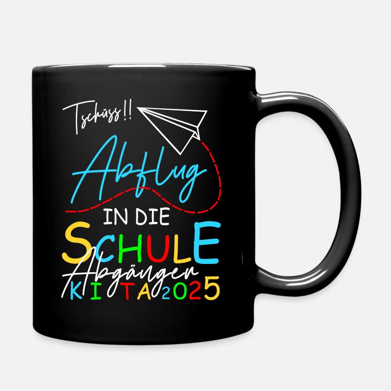 Kita Abgänger 2025 - Tasse einfarbig - Schwarz