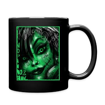 Demonic Girl - Little Death - Full Colour Mug - black - Right