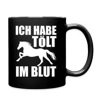 Cheval islandais Cheval islandais Cadeau de cheval islandais - Mug uni - noir - Droite
