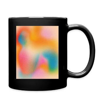 Blurred Color Rush - Tasse einfarbig - Schwarz - Rechts