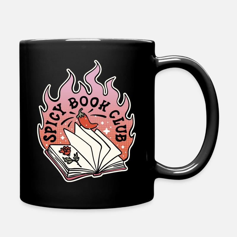 Spicy Book Club – Pour des soirées de lecture chaudes - Mug uni - noir