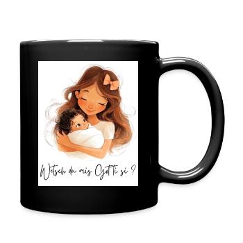 Allez-vous être parrain ? – Cadeau pour marraine - Mug uni - noir - Droite