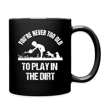 Jardinage Jardinier Jardinier Jardinier Chiens Drôle - Mug uni - noir - Droite