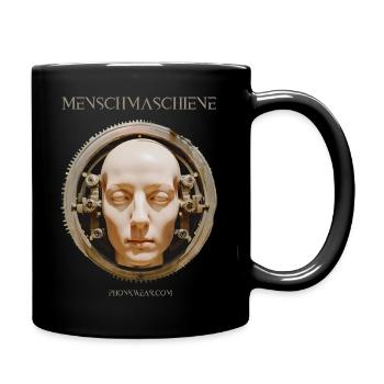 MenschMaschiene 1.0 - Tasse einfarbig - Schwarz - Rechts