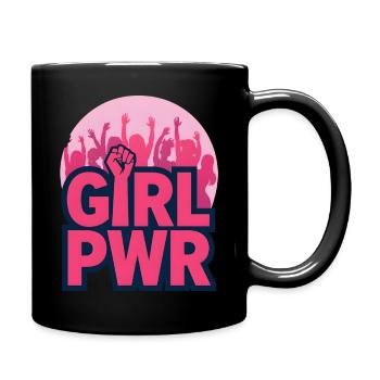 Powerful Women Unite - Full Colour Mug - black - Right