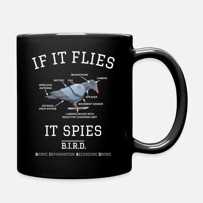Taube Definition - Tasse einfarbig - Schwarz