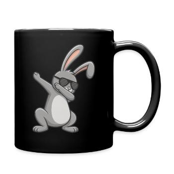 Lapin de Pâques Dab Pâques - Mug uni - noir - Droite