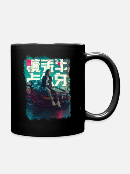 Streetwear Bitcoin Racing Japan - Tasse einfarbig - Schwarz