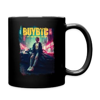 Streetwear Bitcoin Racing buy btc - Tasse einfarbig - Schwarz - Rechts