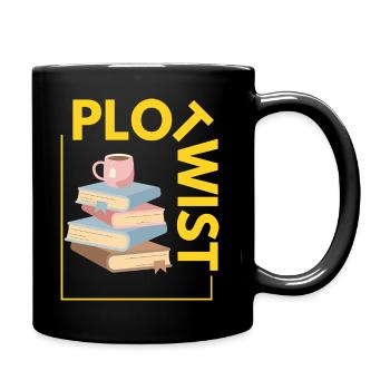 Plotwist - Tasse einfarbig - Schwarz - Rechts