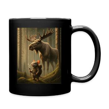 Gardiens de la forêt - Mug uni - noir - Droite