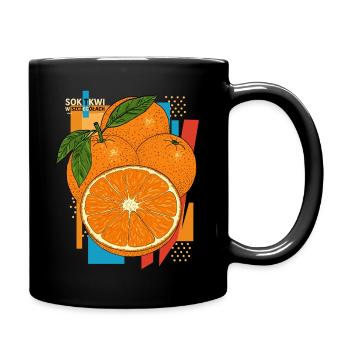 Der Saft steckt im Detail - Tasse einfarbig - Schwarz - Rechts