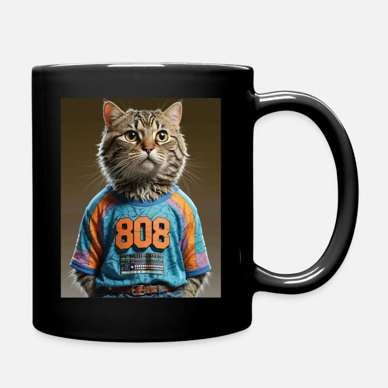 808Cat Adult - Tasse einfarbig - Schwarz