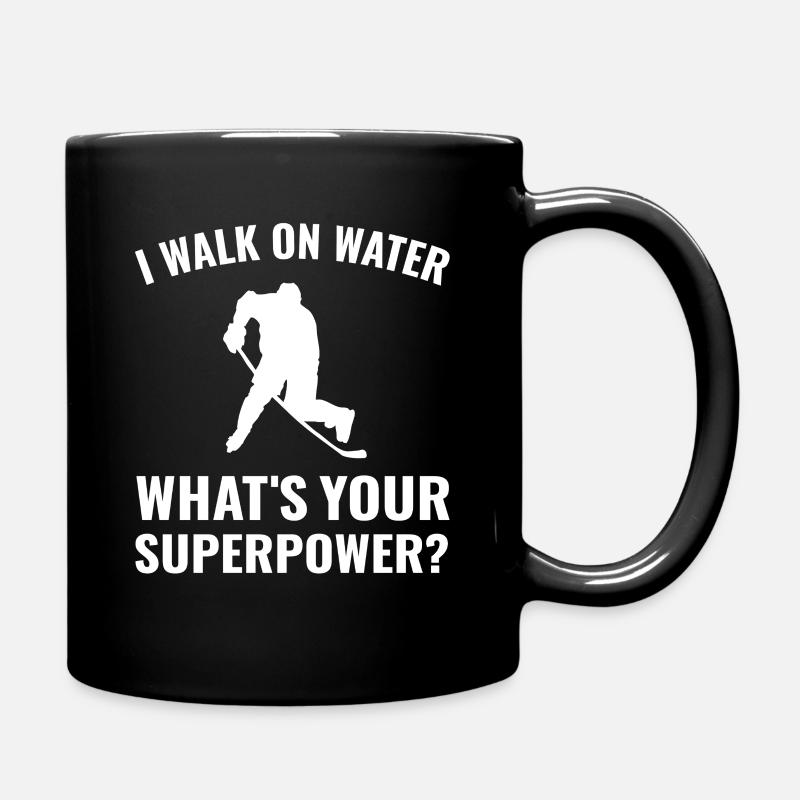 Hockey Funny TShirt Gift - Full Colour Mug - black