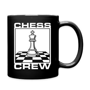 Schach Crew Verein - Tasse einfarbig - Schwarz - Rechts