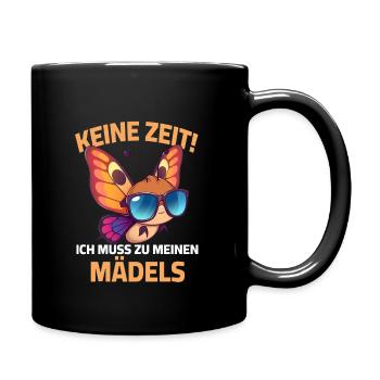 Butterfly Garden Sayings Sunglasses Gardener - Full Colour Mug - black - Right