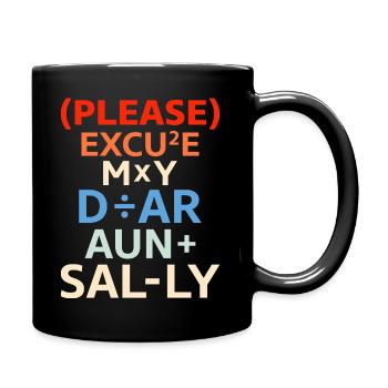 PEMDAS – Ordre des opérations arithmétiques - Mug uni - noir - Droite