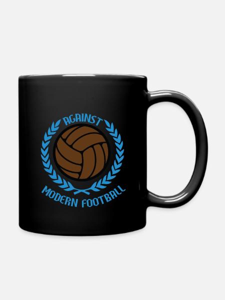 Gegen den modernen Fußball - Tasse einfarbig - Schwarz