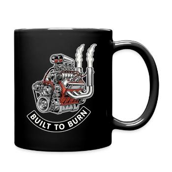 Conception de moteurs de puissance pour le sport automobile - Mug uni - noir - Droite