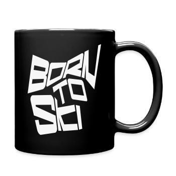 Motif de ski - Moderne - Mug uni - noir - Droite
