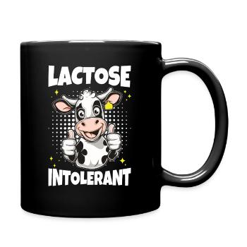 Laktose Intolerant Milch Kuh - Tasse einfarbig - Schwarz - Rechts