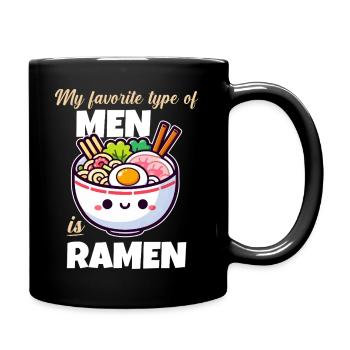 My favorite kawaii ramen type - Full Colour Mug - black - Right